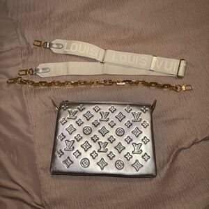Silver Monogram Women's Bag